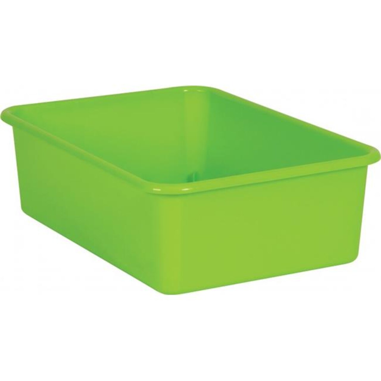 Teacher Created Resources TCR20409 Plastic Storage Bin, Lime - Large